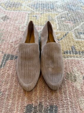 Lucky Brand Brogan Chinchilla perforated Loafers size 9.5.leather upper, casual